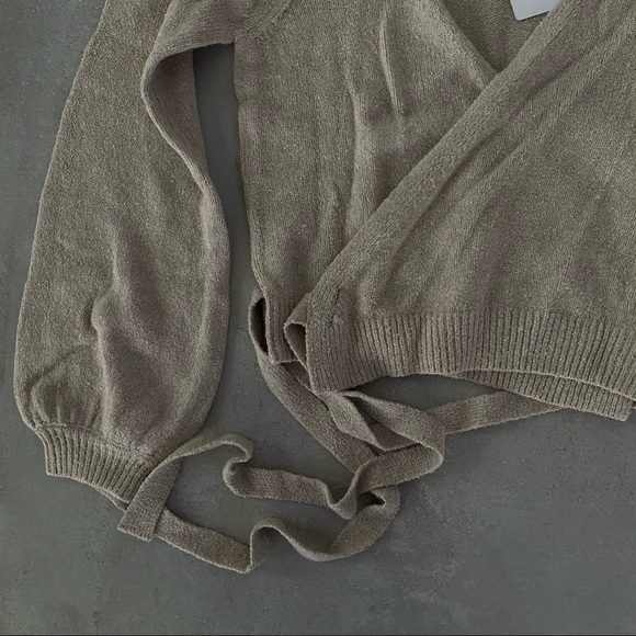 CURRENT AIR WRAP SWEATER TOP - Picture 8 of 8